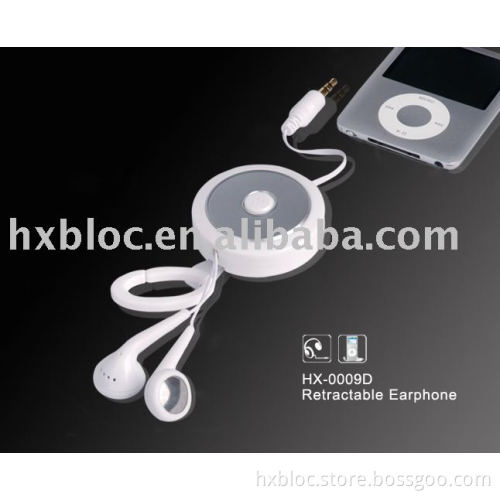 Patent Retractable Earphones